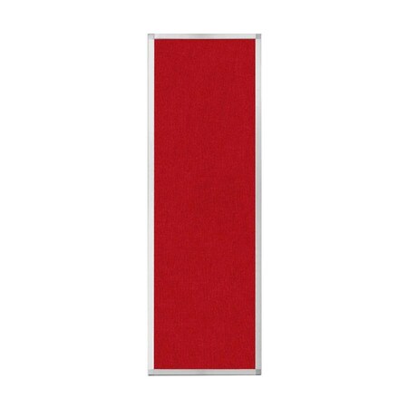 Versare Hush Panel Configurable Cubicle Partition 2' x 6' Red Fabric 1852227
